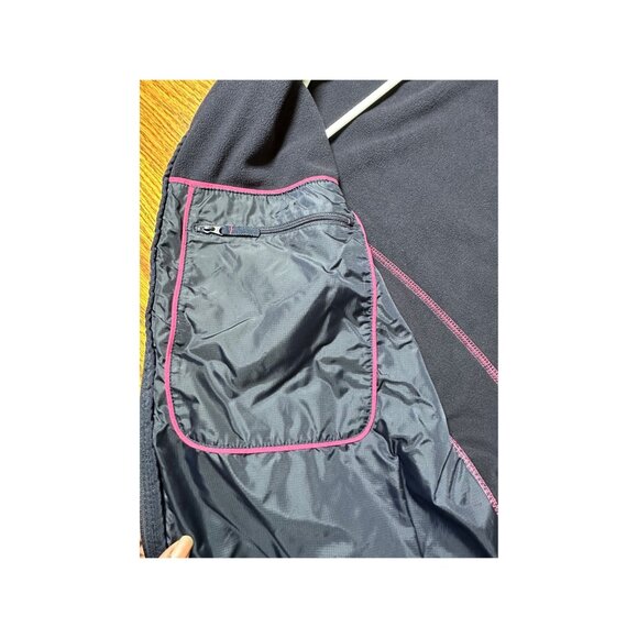 Lands End Womens Fleece Full-Zip Jacket Zippered Inner Pockets Fall Layering  XL - Picture 7 of 11